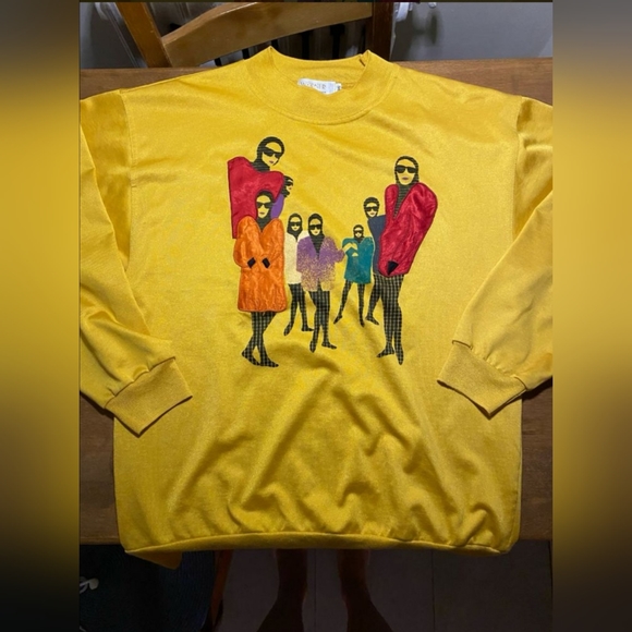 80s unique vintage long sleeve - Picture 1 of 1